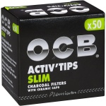 OCB Activ Tips Charcoal 7mm.  (OCB-092)